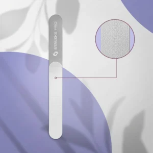 Szeroki pilnik laserowy do paznokci ze stali nierdzewnej