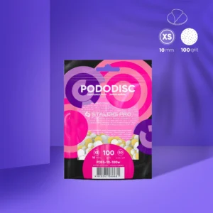 nakładki ścierne Expert White XS 10 mm – do precyzyjnego pedicure